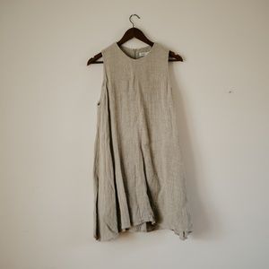 Zara Burlap Mini Dress